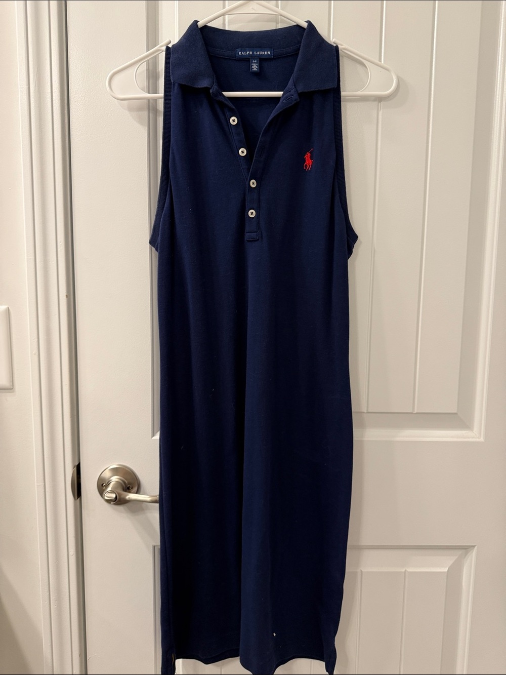 Ralph Lauren S/P Navy and Red Polo Sleep Dress
